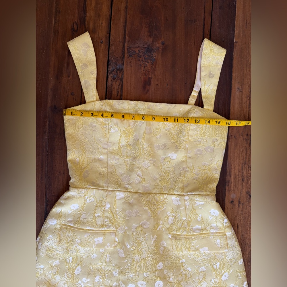 Amanda Uprichard Bethany Romper in Yellow - Picture 6 of 6